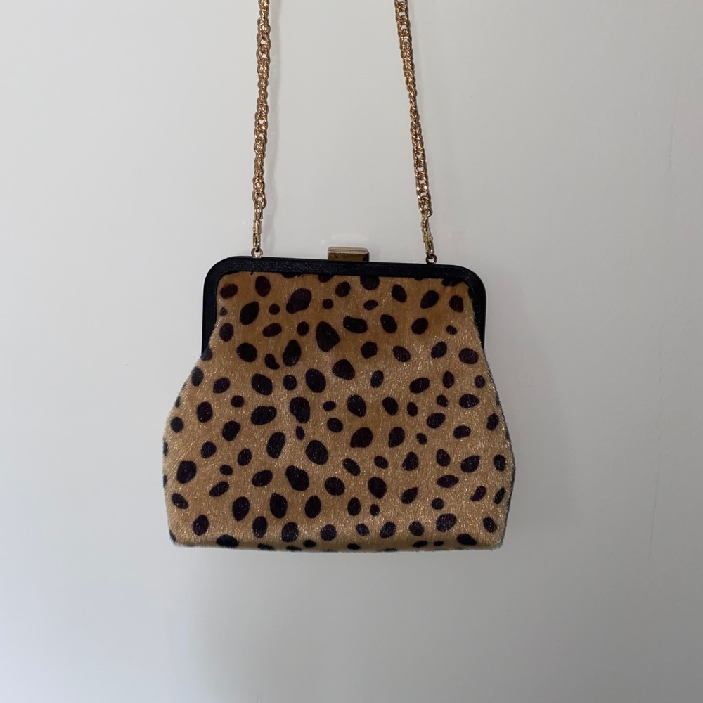 Boutique cheetah crossbody bag